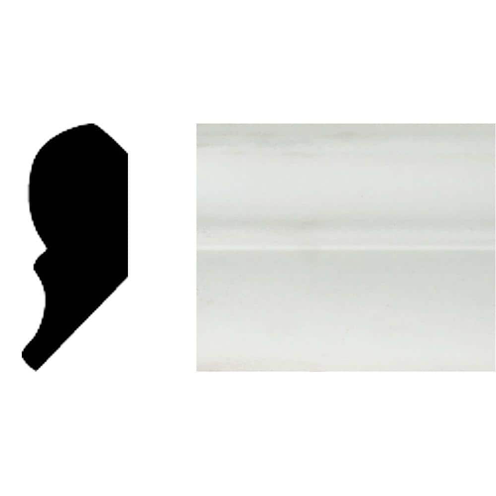 HOUSE OF FARA 3/4 in. x 1-3/4 in. x 8 ft. MDF Crown Moulding