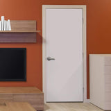 Masonite 30 in. x 80 in. Primed Smooth Flush Hardboard Hollow Core Composite Interior Door Slab with Bore