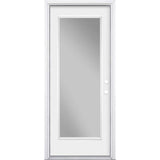 Masonite Premium 9 Lite Primed Steel Prehung Front Door, Right-Hand Inswing, No Brickmold, 36 in. x 80 in.
