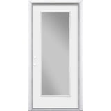 Masonite Premium 9 Lite Primed Steel Prehung Front Door, Right-Hand Inswing, No Brickmold, 36 in. x 80 in.