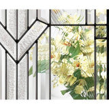 Masonite 36 in. x 80 in. Chatham 3/4 Oval-Lite Left Hand Inswing Primed Steel Prehung Front Exterior Door