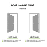 Masonite 32 in. x 80 in. Premium Flush Left-Hand Inswing Primed Steel Prehung Front Exterior Door, No Brickmold