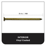 PRO-FIT 3-1/4 in. (16D) Vinyl Coated Sinker Framing Nails, 5 lb Box (310-Count)