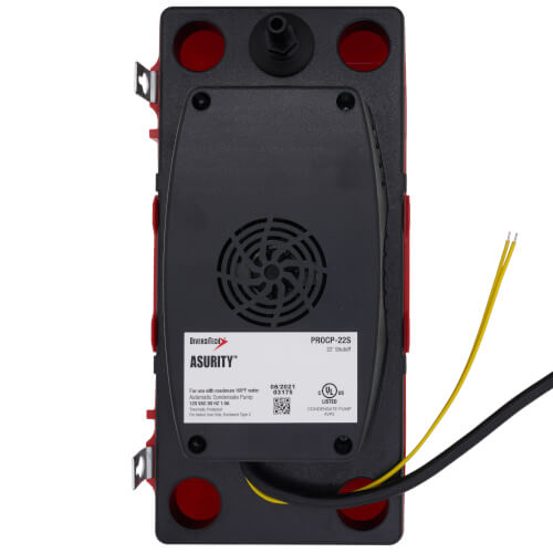 DiversiTech PROCP-22S condensate pump - side view (Voltage: 120v; Horse Power: 1/30)
