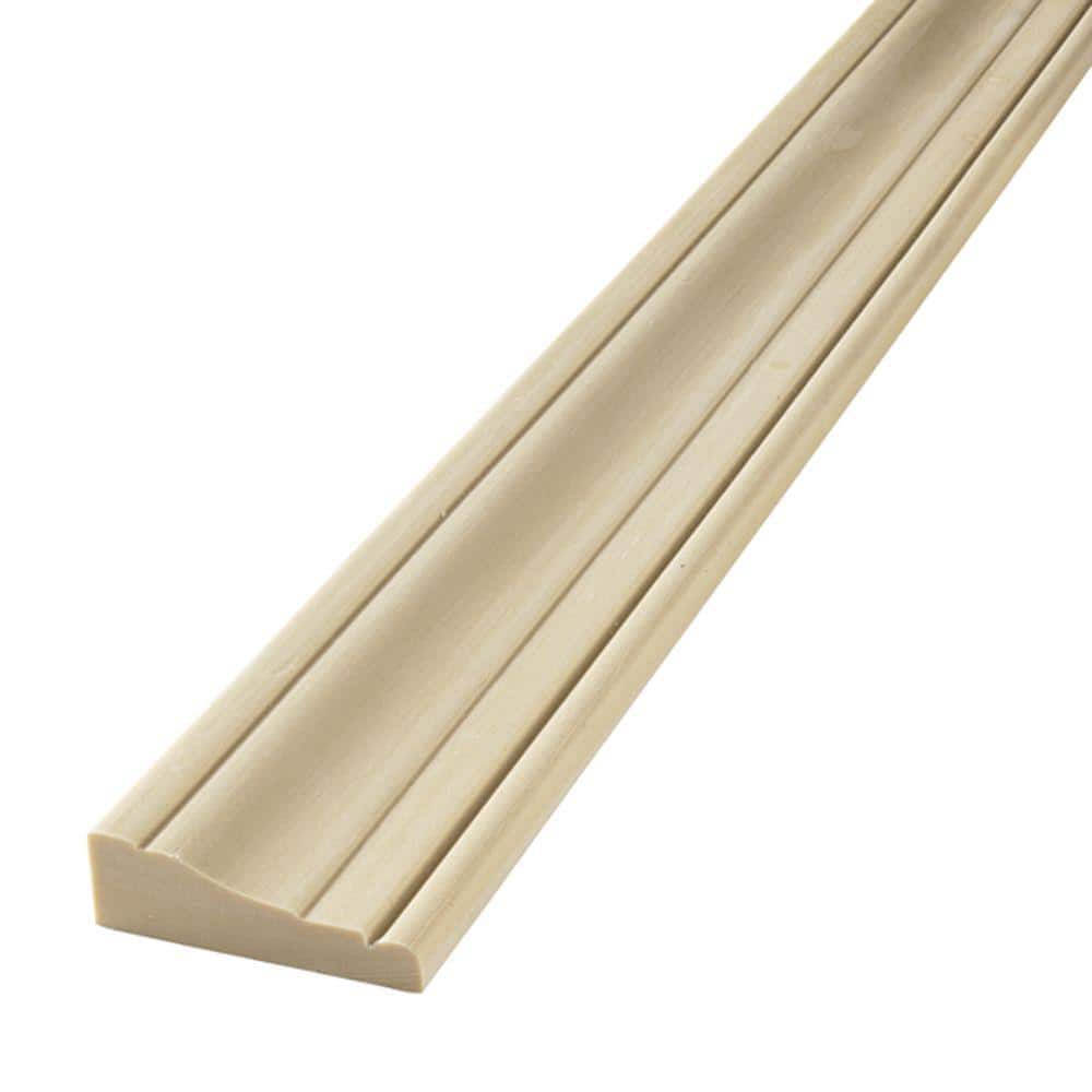 Flex Trim HD 376 5/8 in. x 2-1/4 in. x 60 in. Polyurethane 2/4 Flexible Half-Round Casing