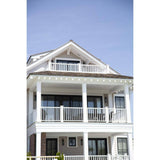 Providence 120 in. x 36 in. PVC 3-Line Level Rail Kit with Reinforcements