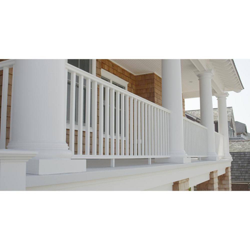 Providence 120 in. x 36 in. PVC 3-Line Level Rail Kit with Reinforcements