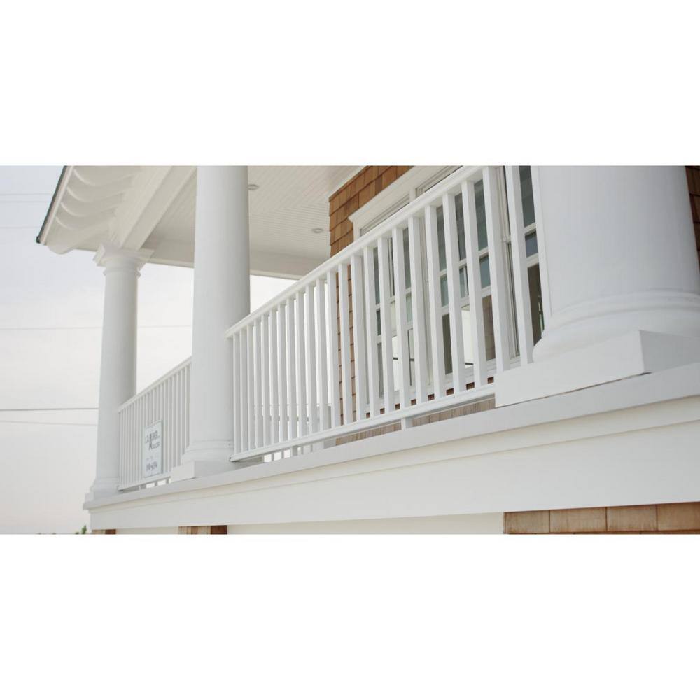 Providence 120 in. x 36 in. PVC 3-Line Level Rail Kit with Reinforcements