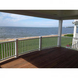 Providence 120 in. x 36 in. PVC 3-Line Level Rail Kit with Reinforcements