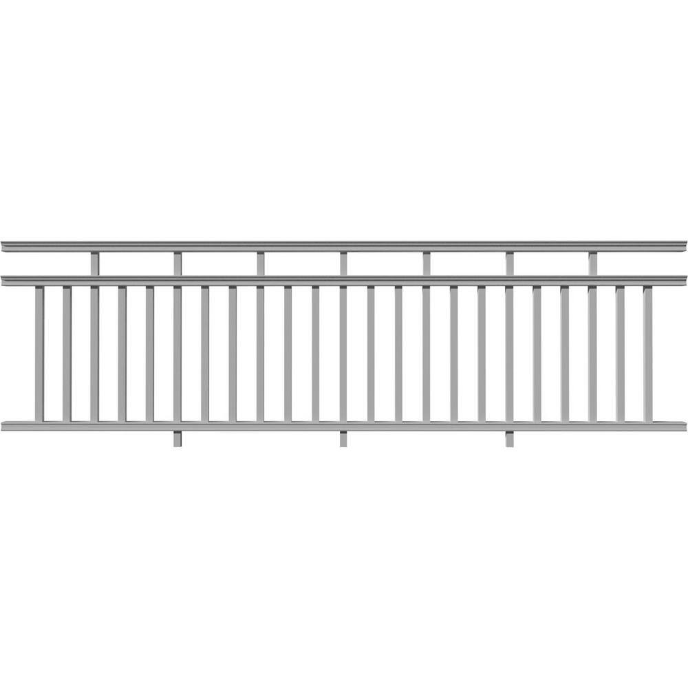 Providence 120 in. x 36 in. PVC 3-Line Level Rail Kit with Reinforcements