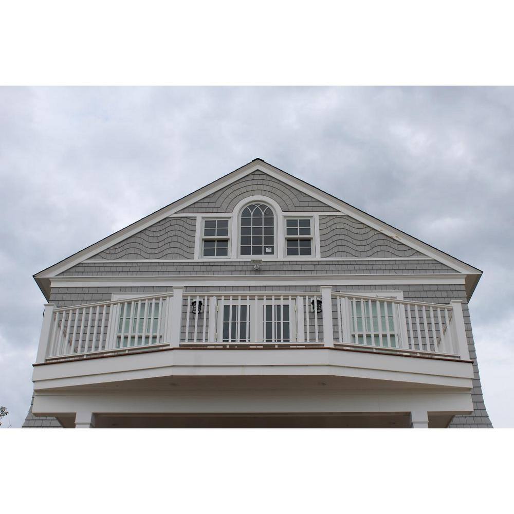 Providence 96 in. x 42 in. PVC 3-Line Level Rail Kit with Reinforcements