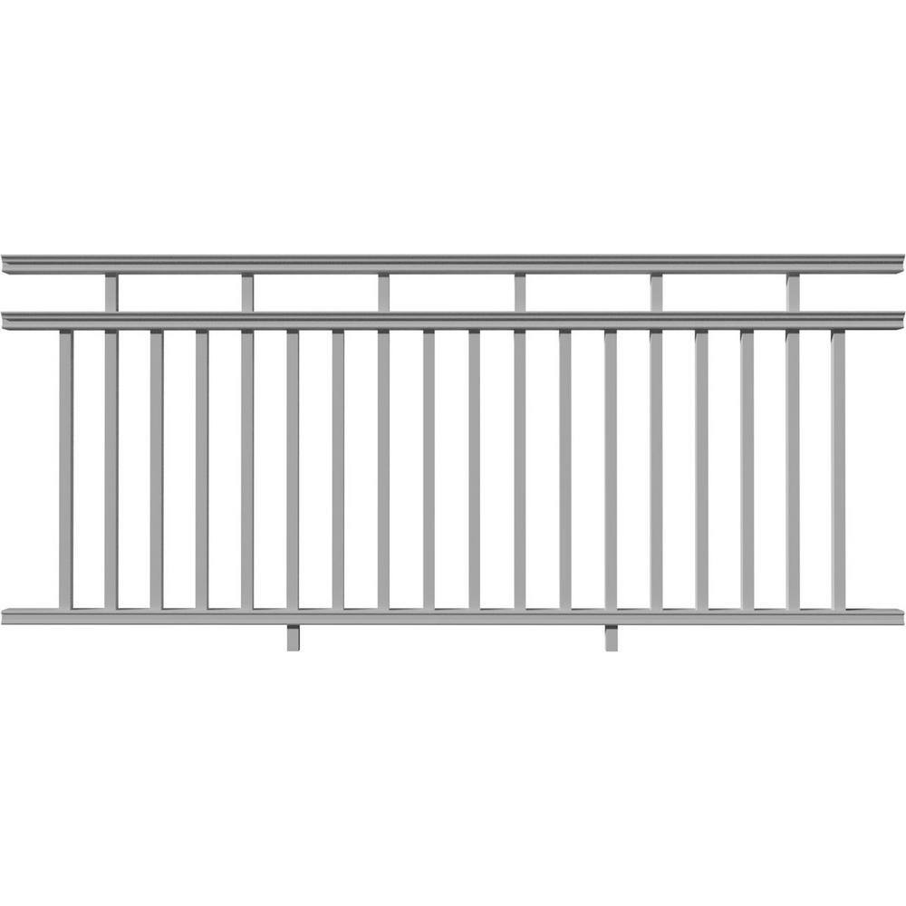 Providence 96 in. x 42 in. PVC 3-Line Level Rail Kit with Reinforcements
