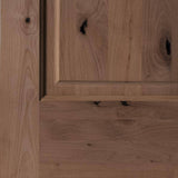 Krosswood Doors 36 in. x 80 in. Rustic Knotty Alder Arch Top Provincial Stain Right-Hand Inswing Wood Single Prehung Front Door