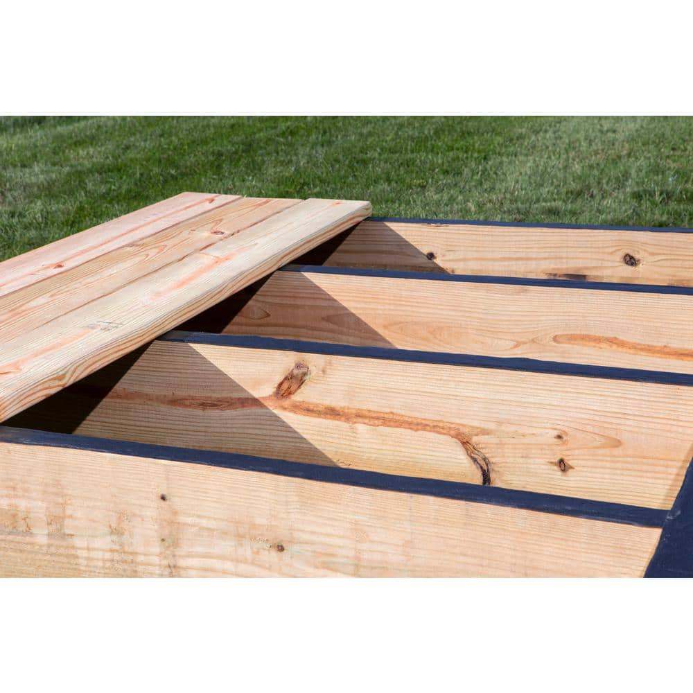 ProWood 1-5/8 in. x 50 ft. Black Butyl Deck Joist Tape for under Decking Board
