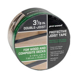 ProWood 3-1/8 in. x 50 ft. Black Butyl Deck Joist Tape for under Decking Board