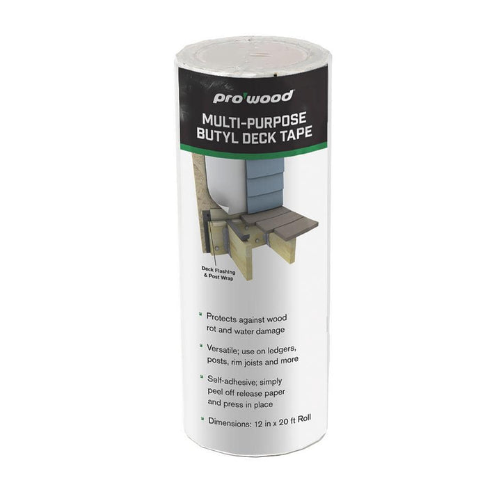 ProWood 12 in. x 20 ft. Roll Butyl Deck Flashing and Post Wrap
