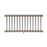 ProWood 6 ft. Cedar Rail Kit with Aluminum Rectangular Balusters