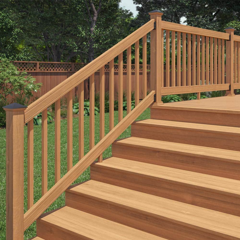 ProWood 6 ft. Cedar Stair Rail Kit with B2E Balusters