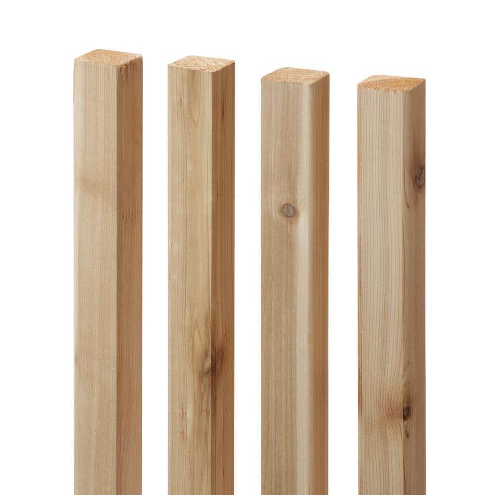 ProWood 6 ft. Cedar Routed Stair Rail Kit with SE Balusters