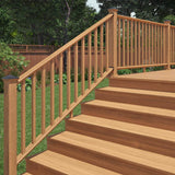 ProWood 6 ft. Cedar Routed Stair Rail Kit with SE Balusters