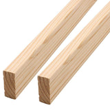 ProWood 6 ft. Southern Yellow Pine Rail Kit with Aluminum Round Balusters