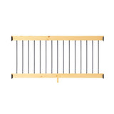 ProWood 6 ft. Southern Yellow Pine Rail Kit with Aluminum Round Balusters