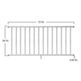ProWood 6 ft. Southern Yellow Pine Routed Rail Kit with SE Balusters
