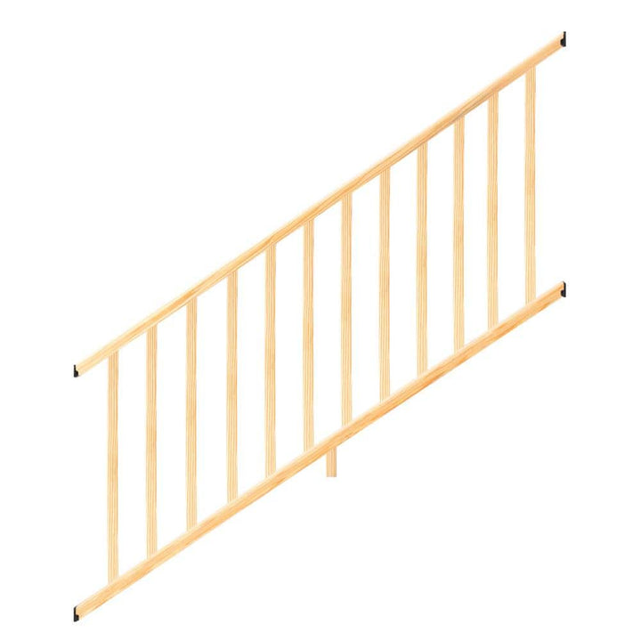 ProWood 6 ft. Southern Yellow Pine Moulded Stair Rail Kit with SE Balusters