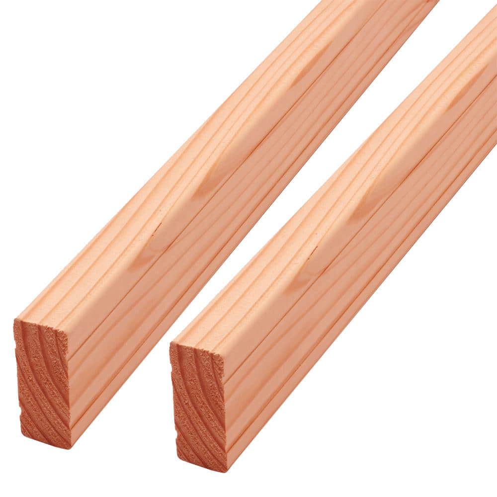 ProWood 6 ft. Cedar-Tone Southern Yellow Pine Rail Kit with Aluminum Square Balusters