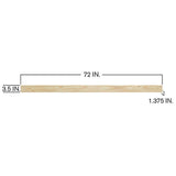 ProWood 2 in. H x 72 in. W Pressure-Treated Natural Pine Rails with Black Brackets Horizontal Railing Kit