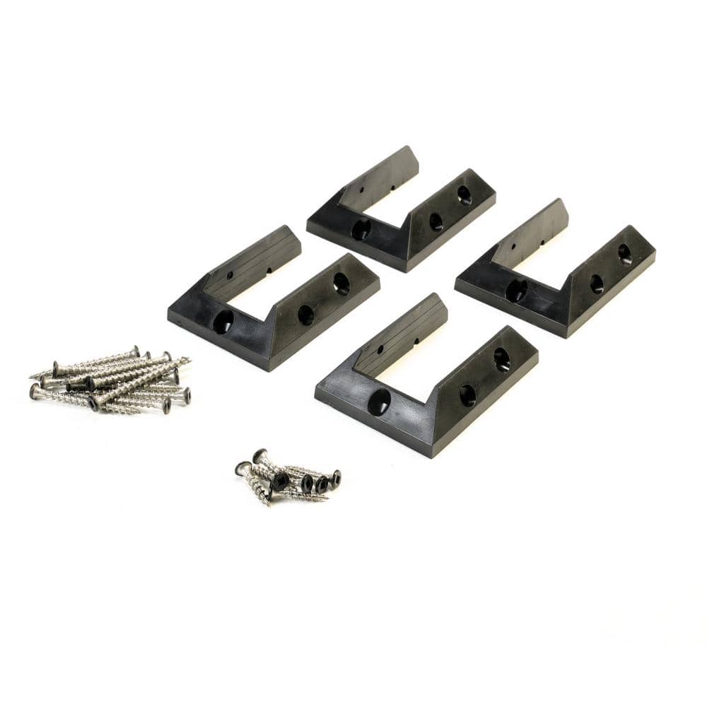 ProWood 28 in. H x 72 in. W Pressure-Treated Wood Black Powder-Coated Hog Wire Metal Pine Stair Railing Kit
