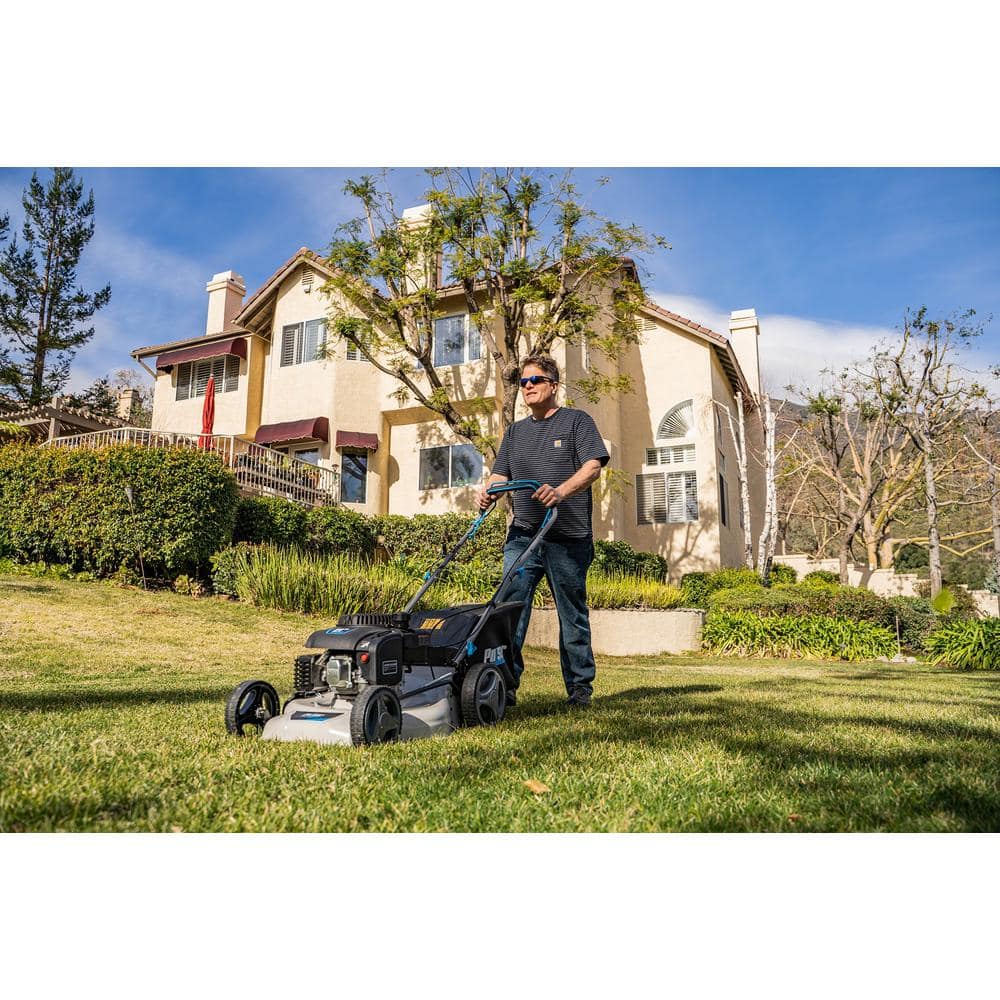 Pulsar 21 in. 200 cc Gas Recoil Start, Walk Behind Push Mower, Self-Propelled 3-in-1 with 7 Position Height Adjustment