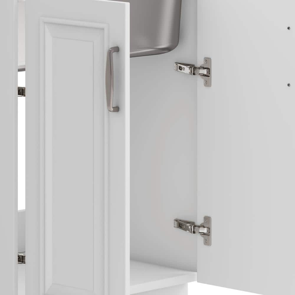Simpli Home Darwin All-In-One 24 in. Laundry Utility Sink and Cabinet