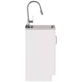 Simpli Home Darwin All-In-One 24 in. Laundry Utility Sink and Cabinet