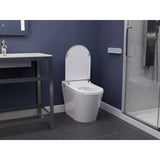 ENVO Echo Elongated Smart Toilet Bidet with Auto Open, Auto Close, Auto Flush, and Heated Seat in White