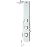 ANZZI Leopard White 3-Spray Shower Panel System (Valve Included)