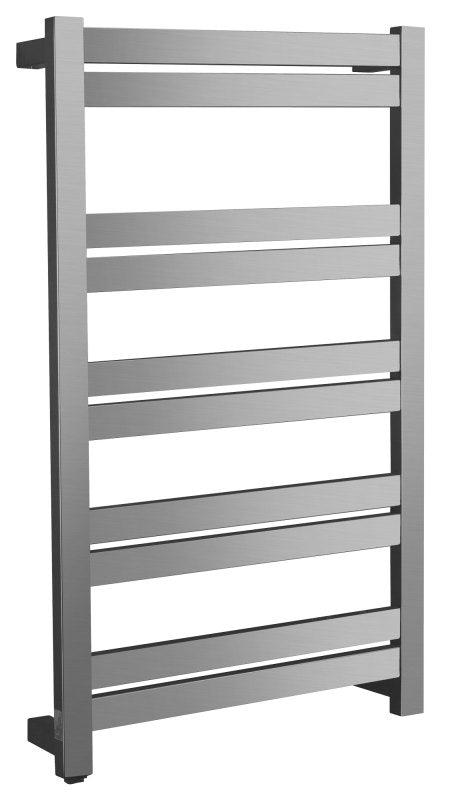 ANZZI Malibu Series 10-Bar Stainless Steel Wall Mounted Electric Towel Warmer, Brushed Nickel, 20.47 x 4.13 x 34.25 in