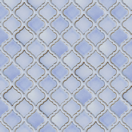 Merola Tile Hudson Tangier Frost Blue 12 in. x 12 in. Porcelain Mosaic Tile (10.96 sq. ft. / Case)