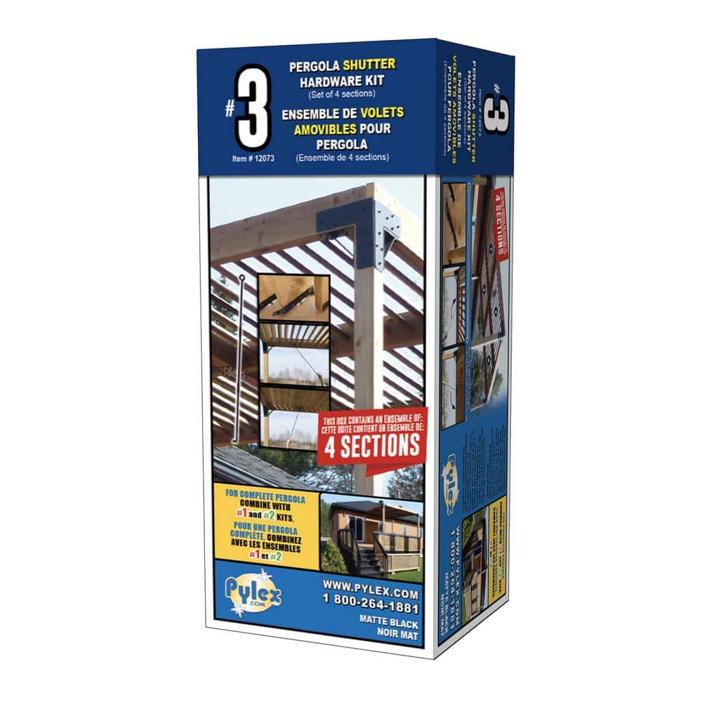 Pylex Pergola Shutters Hardware Kit