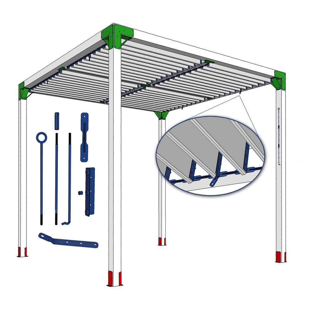 Pylex Pergola Shutters Hardware Kit