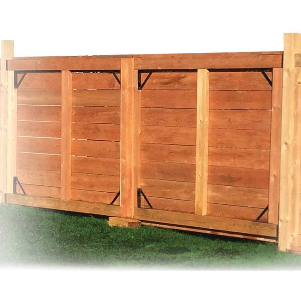 Pylex 11051 Steel HD Gate Kit Black