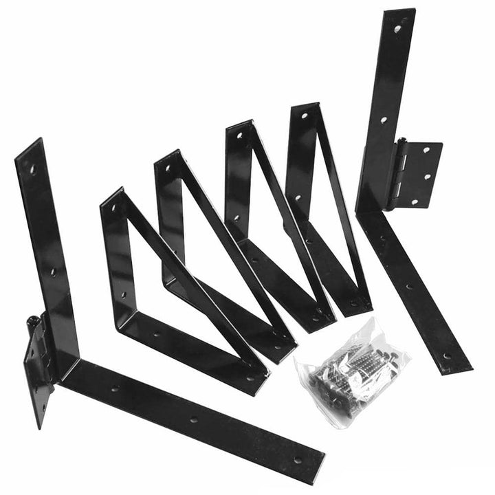 Pylex 11051 Steel HD Gate Kit Black
