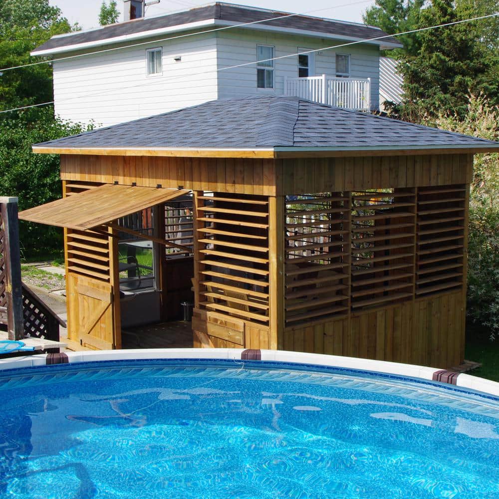 Pylex Deck Sunblind System in Black