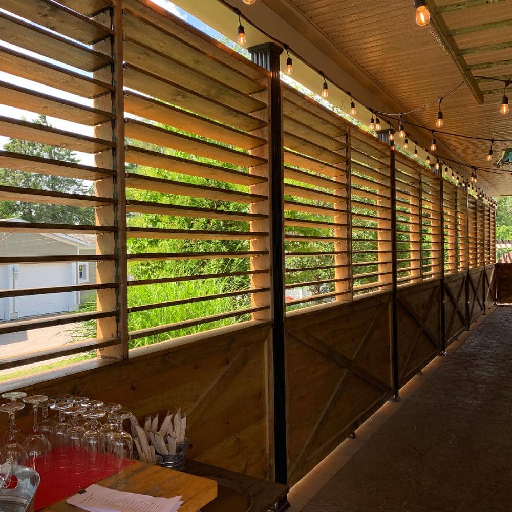 Pylex Deck Sunblind System in Black