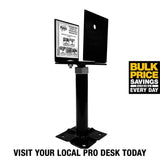 Pylex Adjustable deck support multi format 33-66 Black (Pack of 6 Units)