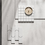 Hikari Frame Chalk White 48x48 Matte Porcelain Tile - Tilebar
