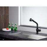 ANZZI Del Moro Oil Rubbed Bronze 1-Handle Deck-Mount Pull-Out Kitchen Faucet, KF-AZ203ORB