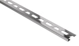 Schluter Systems QUADEC 0.25-in W x 98.5-in L Classic Grey Color-Coated Aluminum Tile Edge Trim