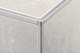 Schluter Systems QUADEC 0.25-in W x 1-in L Black Brown Color-Coated Aluminum Tile Edge Trim