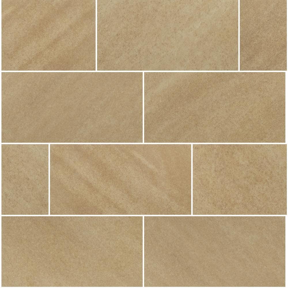 MSI Quartcity Beige 6 in. x 12 in. Rectangle Matte Porcelain Paver Tile (600 Pieces/300 sq. ft./pallet)